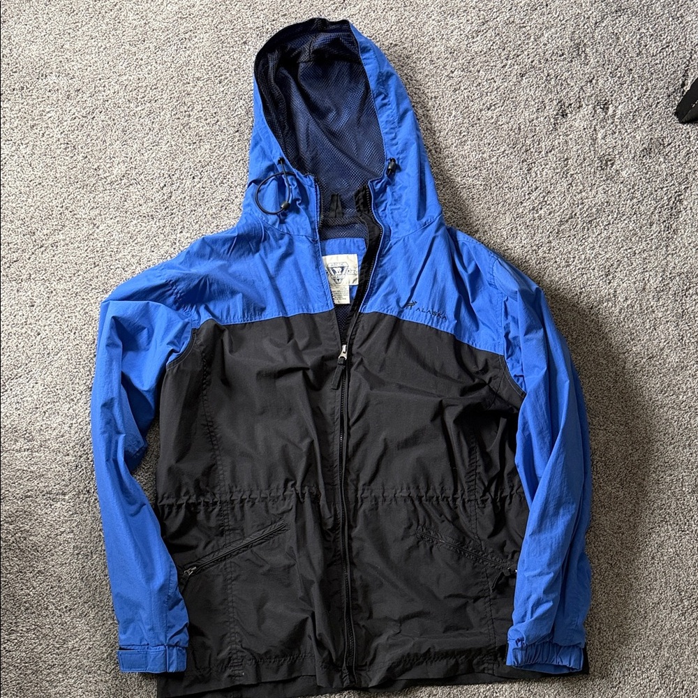 Stylish Blue and Black Windbreaker for Men